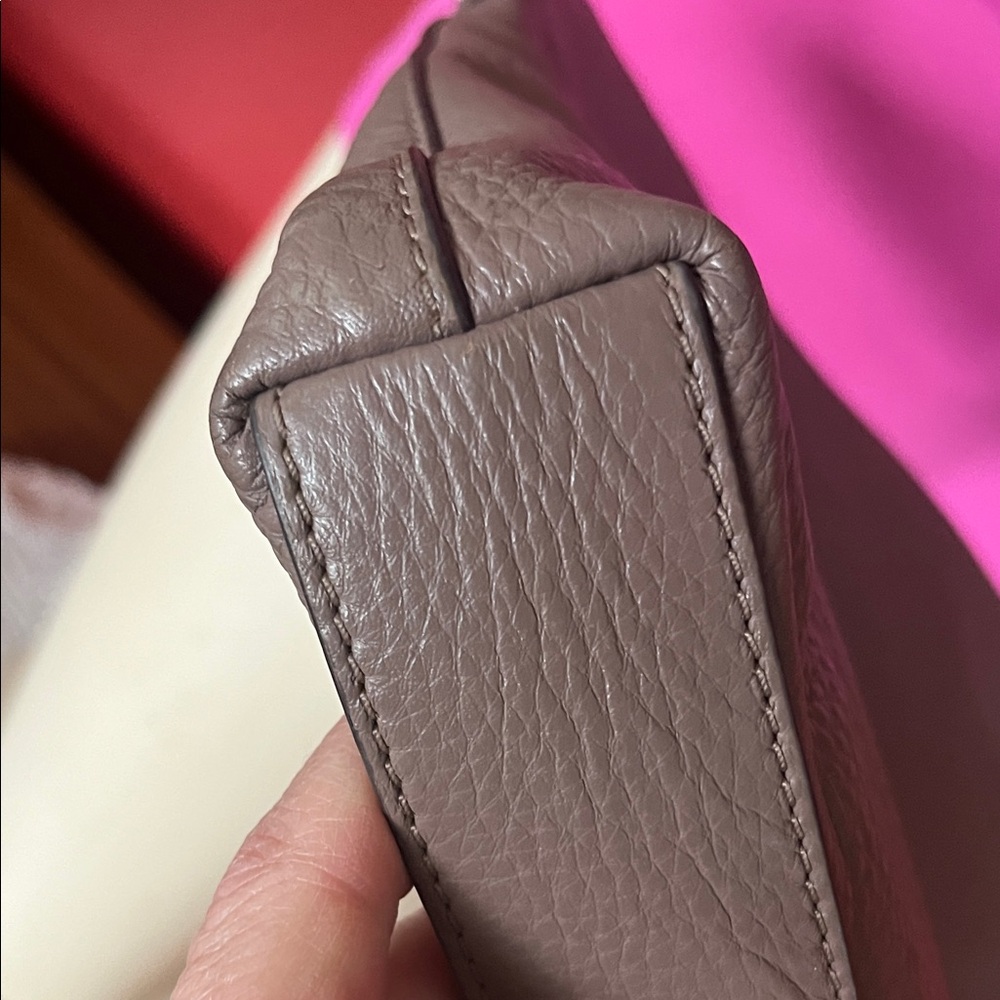 Kate Spade Taupe Leather Crossbody Bag - Picture 12 of 17
